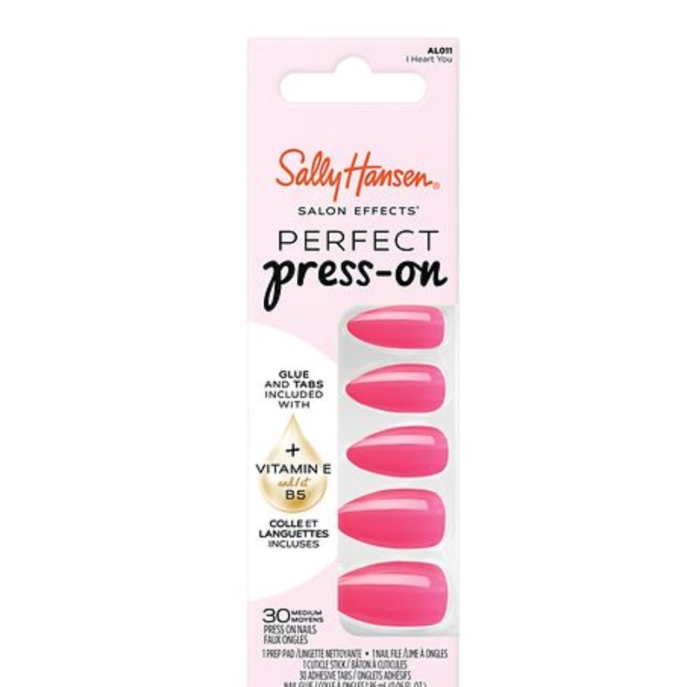Sally Hansen Perfect Press-On Nails - Pink